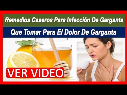 Que de remedio o inflamada garganta tomar